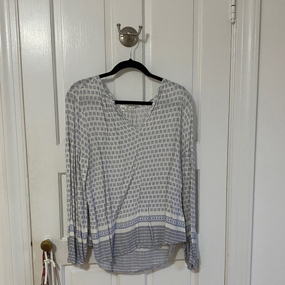 gap flowy boho style blouse